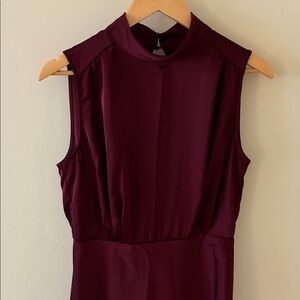 Lulus Sleeveless Mock-Neck Maxi Dress